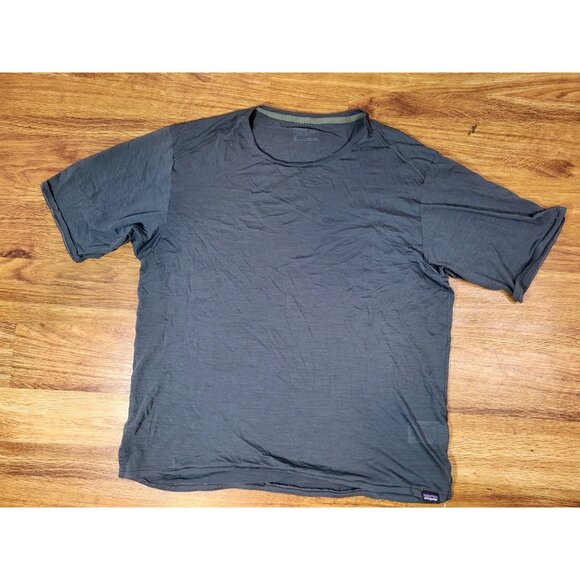Patagonia Mens Short-Sleeved Merino Bike Jersey Blue Size M Read - Picture 1 of 6